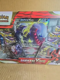 Pokemon Darkrai VSTAR Premium Collection Box 8 Packs - Brand New Factory Sealed - Image 3