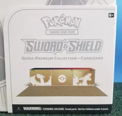 New Sealed Pokemon TCG Sword & Shield Ultra Premium Collection Charizard UPC Box - Image 3