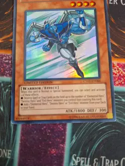 Yu-Gi-Oh! Elemental Hero Stratos CT07-EN006 Super Rare Limited NM/LP - Image 3