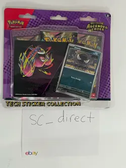🔥 Pokemon TCG Ascended Heroes Tech Sticker Collection Gastly New & Sealed - Image 1