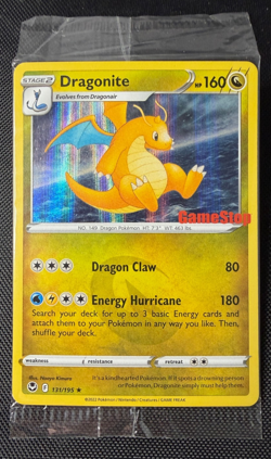 Pokemon Dragonite 131/195 Gamestop Exclusive Stamped Promo Sealed - Image 1