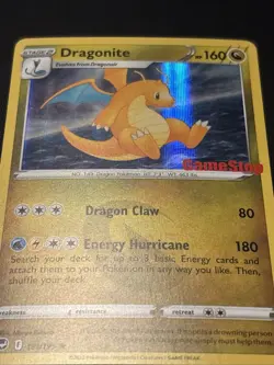 Pokemon TCG: SWSH Silver Tempest- Dragonite (Gamestop Exclusive Stamp) 131/195 - Image 1