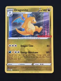 Pokemon TCG: SWSH Silver Tempest- Dragonite (Gamestop Exclusive Stamp) 131/195 - Image 4