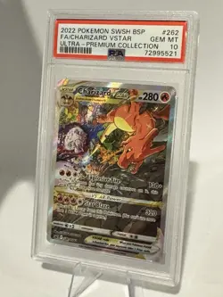 Charizard VSTAR SWSH262: Sword & Shield Promo Cards Holo UPC PSA 10 Gem Mint - Image 1