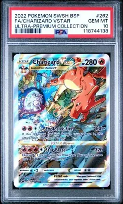Charizard VSTAR SWSH262 SWSH: Sword & Shield Promo Cards Holo PSA 10 - Image 1