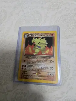 Pokemon TCG Dark Tyranitar Neo Destiny Holo Rare Card Moderately Played 11/105 - Image 1