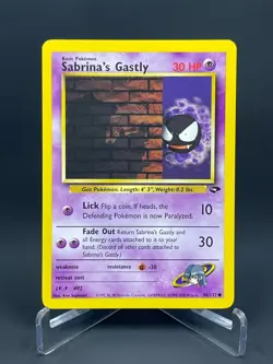 Pokemon Gym Challenge Sabrina's Gastly 96/132 Regular LP - Image 1