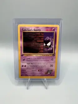 Pokemon TCG Sabrina's Gastly 96/132 Gym Challenge 1st Edition! Common LP - Image 1
