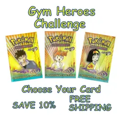 Pokemon TCG Gym Heroes & Gym Challenge WOTC Choose your Card(s) - NM/LP - Image 1