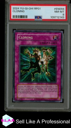 CLONING YU-GI-OH! RP01-RETRO PACK 2024 EN094 PSA 8 - Image 1