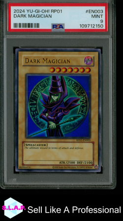 DARK MAGICIAN YU-GI-OH! RP01-RETRO PACK 2024 EN003 PSA 9 - Image 1