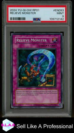 RELIEVE MONSTER YU-GI-OH! RP01-RETRO PACK 2024 EN093 PSA 9 - Image 1
