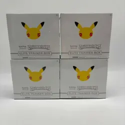 Lot of (4) Pokemon TCG CELEBRATIONS Elite Trainer Box ETB Sealed NEW - Image 1