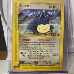 Snorlax 100/144 Skyridge Non-Holo NM Vintage Pokemon Card 2003 - Image 1