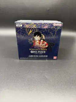One Piece OP-01 Romance Dawn Booster Box BLUE BOTTOM English Wave One NEW SEALED - Image 1