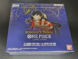 One Piece OP-01 Romance Dawn Booster Box BLUE BOTTOM English Wave One NEW SEALED - Image 1