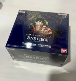 One Piece OP-01 Romance Dawn Booster Box BLUE BOTTOM English Wave One NEW SEALED - Image 1