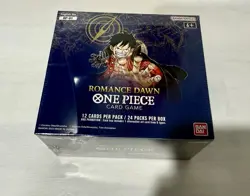 One Piece OP-01 Romance Dawn Booster Box BLUE BOTTOM English Wave One NEW SEALED - Image 1