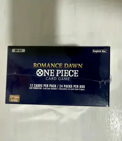 One Piece OP-01 Romance Dawn Booster Box BLUE BOTTOM English Wave One NEW SEALED - Image 4