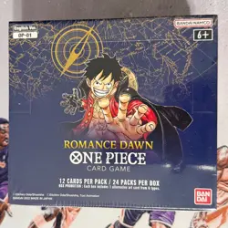 One Piece OP-01 Romance Dawn Booster Box BLUE BOTTOM English Wave One NEW SEALED - Image 1