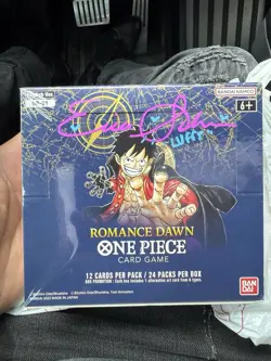 One Piece OP-01 Romance Dawn Booster Box BLUE BOTTOM English Wave One NEW SEALED - Image 1