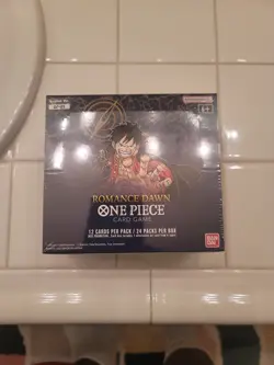 One Piece OP-01 Romance Dawn Booster Box BLUE BOTTOM English Wave One NEW SEALED - Image 1