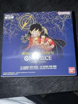 One Piece OP-01 Romance Dawn Booster Box BLUE BOTTOM English Wave One NEW SEALED - Image 1