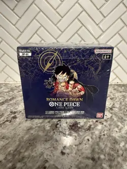 One Piece OP-01 Romance Dawn Booster Box BLUE BOTTOM English Wave One NEW SEALED - Image 1