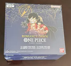 One Piece OP-01 Romance Dawn Booster Box BLUE BOTTOM English Wave One NEW SEALED - Image 1