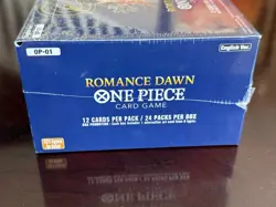 One Piece OP-01 Romance Dawn Booster Box BLUE BOTTOM English Wave One NEW SEALED - Image 5