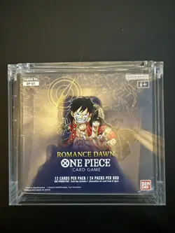 One Piece OP-01 Romance Dawn Booster Box BLUE BOTTOM English Wave One NEW SEALED - Image 1