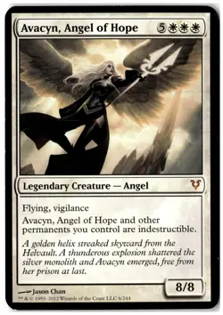 MTG Avacyn, Angel of Hope (Avacyn Restored) - Oversized Cards HP English - Image 1