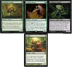 Saproling (Green Black) Deck - Verdant - Thallid MTG Magic Gathering 60 cards - Image 1