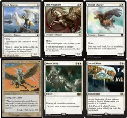 Pegasus (White) Deck - Vryn Wingmare - Loyal - 60 Cards MTG Magic Gathering NM - Image 1