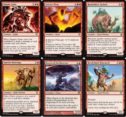 Blundering Giants Deck - Inferno Titan - Magma - MTG Magic Gathering 60 cards - Image 1