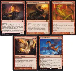 Red Dragon (Mono Red) Deck - Shivan - 60 Cards MTG Magic Gathering - Image 1