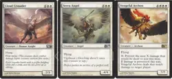 Magic MTG Mono White Flying Deck - Vengeful Archon - Squadron Hawk - 60 Cards NM - Image 1