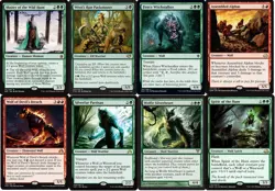 MTG Wolf Deck - Master of the Wild Hunt Wolves Witchstalker Magic the Gathering - Image 1