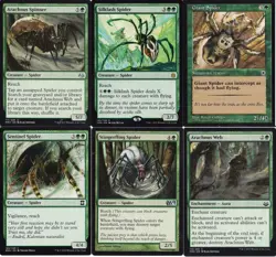 Mono Green Spider Deck - Arachnus - Silklash - 60 Cards Magic The Gathering MTG - Image 1