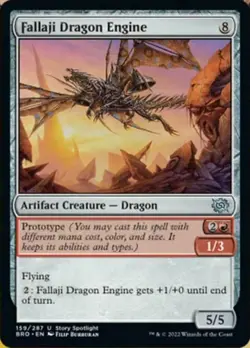 x1 Fallaji Dragon Engine - The Brothers' War - NM - MTG - Image 1