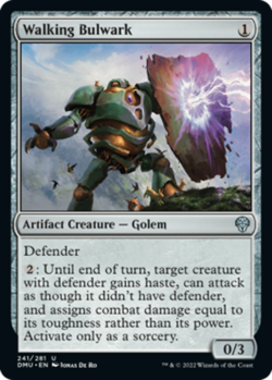 x1 Walking Bulwark - Dominaria United - NM - MTG - Image 1