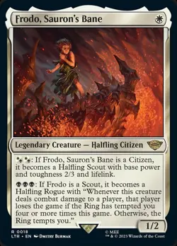 x1 Frodo, Sauron's Bane - Lord of the Rings - NM - MTG - Image 1