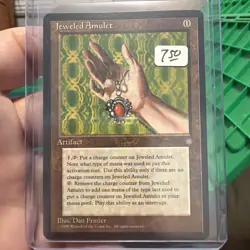 Jeweled Amulet Ice Age Regular NM MTG TCG Card Magic The Gathering - Image 1