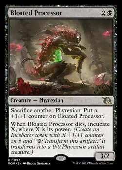 x1 Bloated Processor - March of the Machines - NM - MTG - Image 1