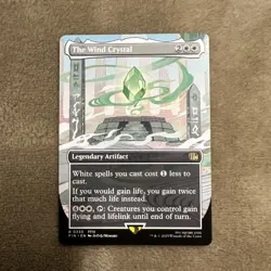 The Wind Crystal Borderless #330 Final Fantasy Magic the Gathering MTG - Image 1