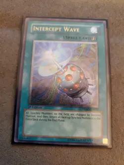 Yugioh-Intercept Wave-Ultimate Rare-1st Edition-TSHD EN050 (NM) - Image 1