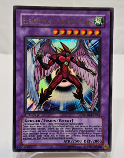 GERMAN Elemental Hero Air Neos DE034 STON-EN034 Ultra Rare 1st Edition YGO 7922 - Image 1