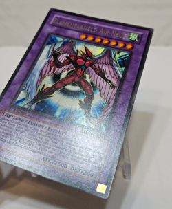 GERMAN Elemental Hero Air Neos DE034 STON-EN034 Ultra Rare 1st Edition YGO 7922 - Image 2