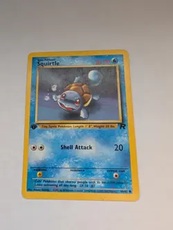 Pokemon TCG - Squirtle - Team Rocket #68/82 - 1st Edition Common - VLP/NM - Image 1