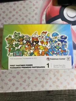 Pokemon First Partner Power Starters PC Exclusive Double Deck Box NEW Sealed - Image 1